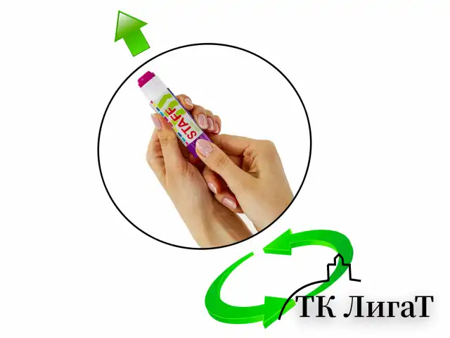 Клей-карандаш STAFF EVERYDAY, 16 г, обесцвечивающийся после высыхания, 226620