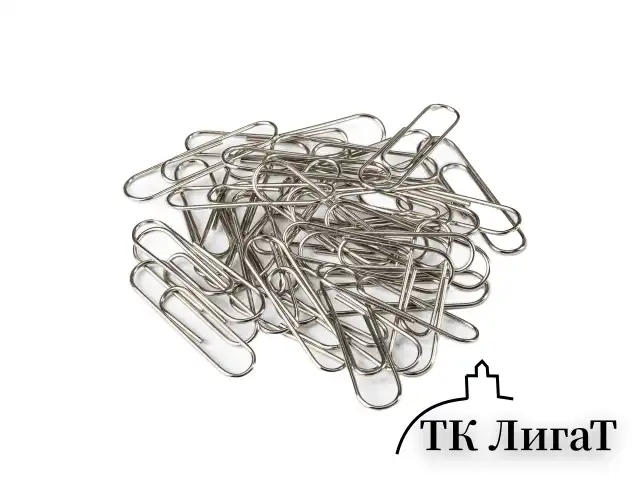 Скрепки STAFF "EVERYDAY", 28 мм, никелированные, 100 шт., в картонной коробке, 226758