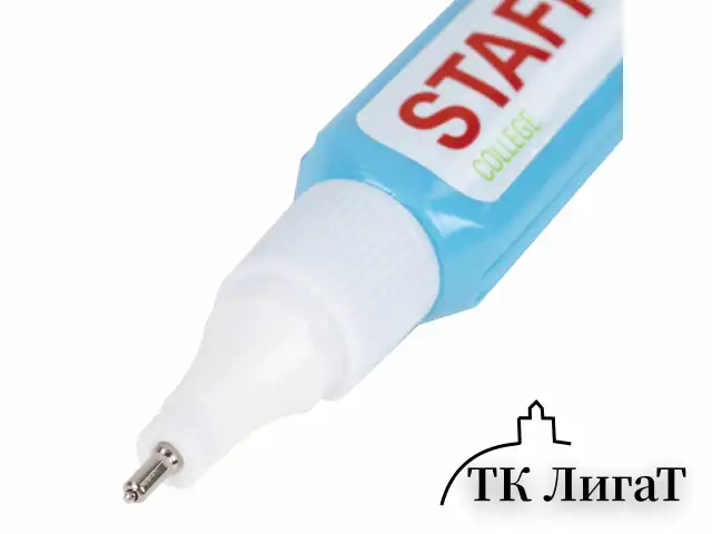 Ручка-корректор STAFF "College", 4 мл, металлический наконечник, 226815