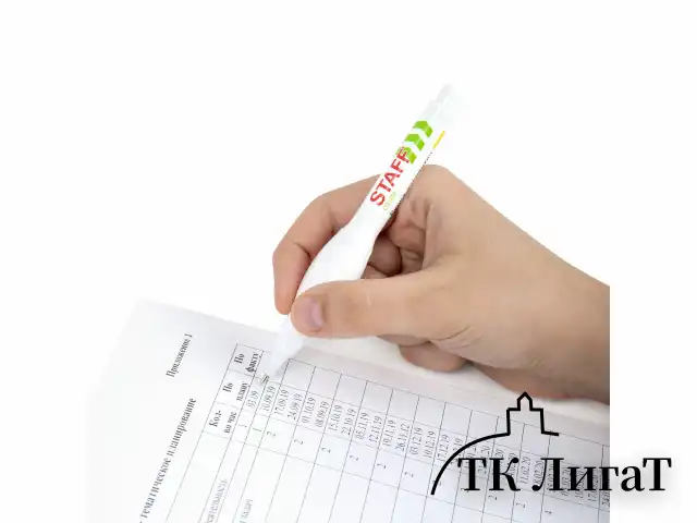 Ручка-корректор STAFF "College", 7 мл, металлический наконечник, 226816