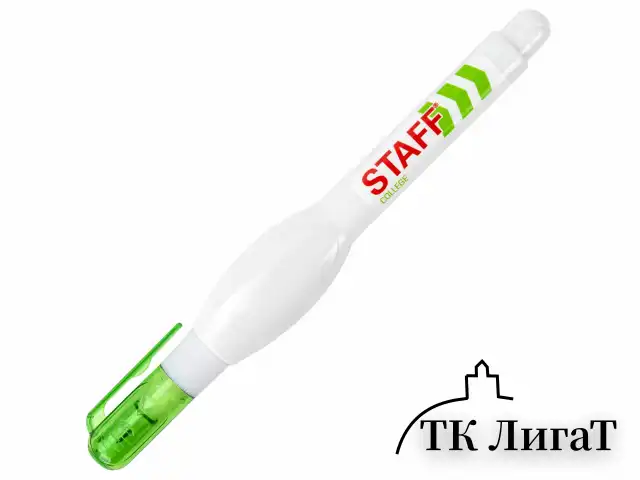 Ручка-корректор STAFF "College", 7 мл, металлический наконечник, 226816