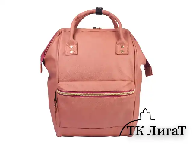 Рюкзак BRAUBERG CELEBRITY универсальный, экокожа, длинные ручки, коралловый, 34х23х15 см, 227078