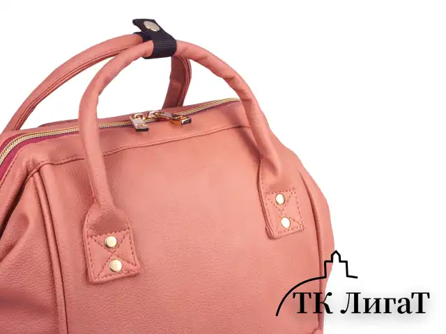 Рюкзак BRAUBERG CELEBRITY универсальный, экокожа, длинные ручки, коралловый, 34х23х15 см, 227078
