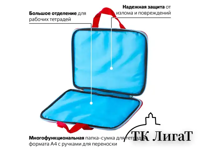 Папка на молнии с ручками BRAUBERG, А4, 1 отделение, с подкладкой, полиэстер, 20 мм, "Kitty", 227080