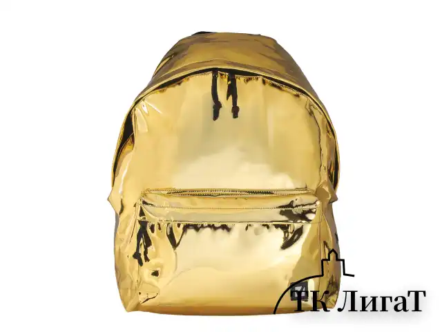 Рюкзак BRAUBERG GLOSSY универсальный, блестящий, светло-золотой, 41х32х14 см, 227094