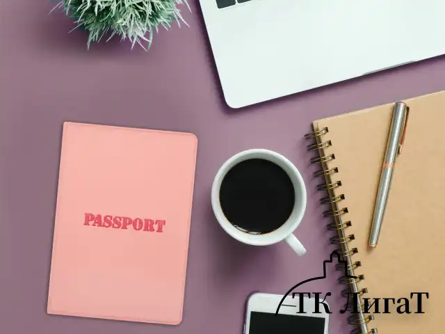 Обложка для паспорта, мягкий полиуретан, "PASSPORT", нежно-розовая, STAFF, 238403