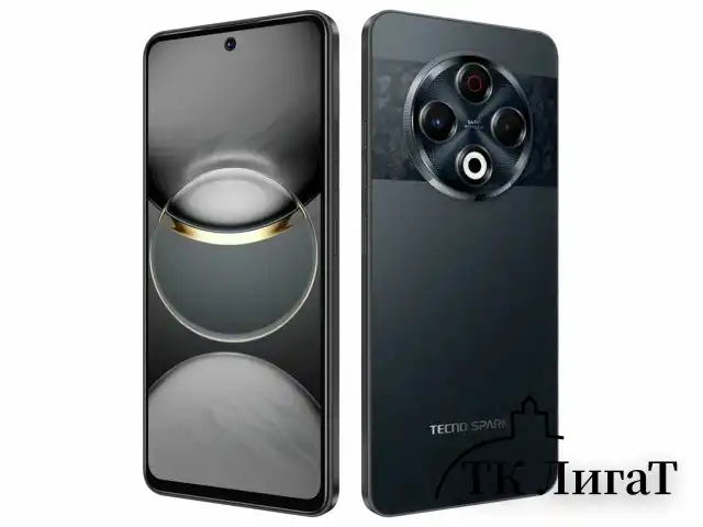 Смартфон TECNO SPARK 30, 2 SIM, 6,78", 4G, 64/13 Мп, 8/128, чёрный, пластик, TCN-KL6.8.128.BK, TCNKL6.8.128.BK