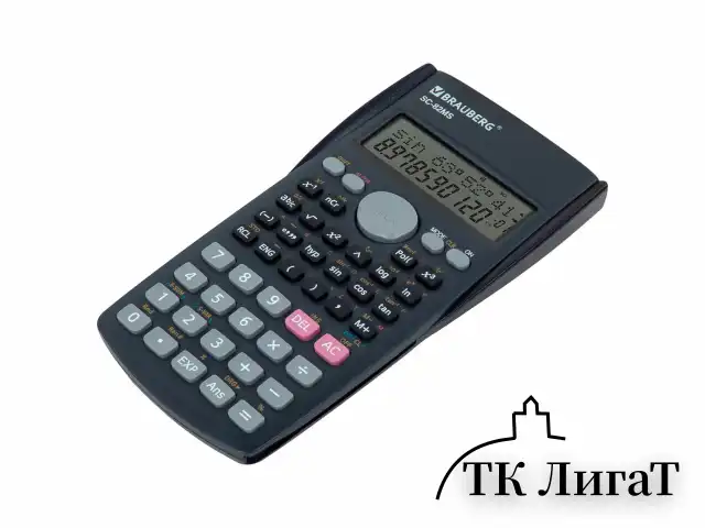 Калькулятор инженерный BRAUBERG SC-82MS (158х85 мм), 240 функций, 10+2 разрядов, темно-синий, 271721