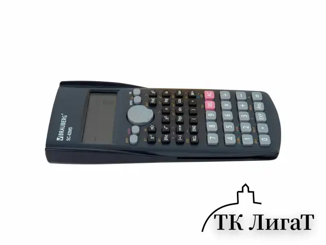 Калькулятор инженерный BRAUBERG SC-82MS (158х85 мм), 240 функций, 10+2 разрядов, темно-синий, 271721