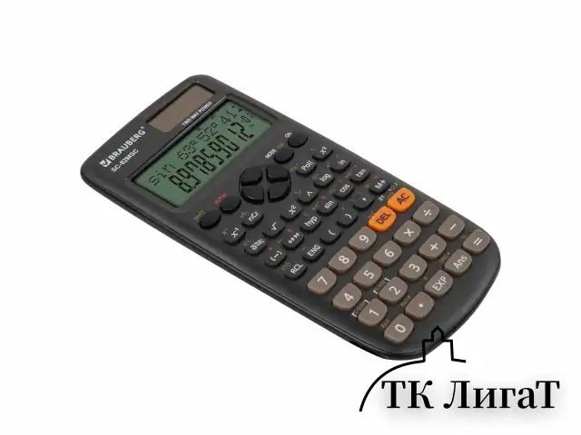 Калькулятор инженерный BRAUBERG SC-82MSС (165х84 мм), 240 функций, 10+2 разрядов, двойное питание, 271722