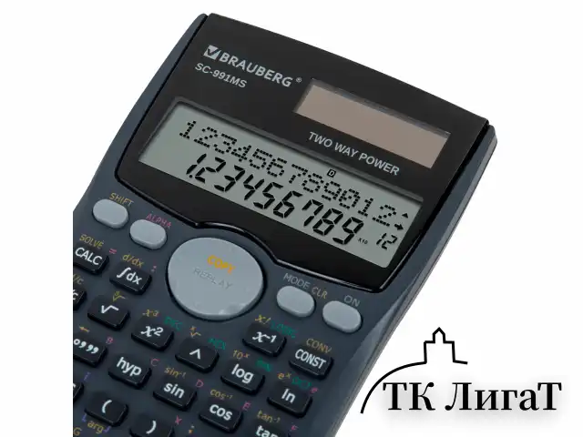 Калькулятор инженерный BRAUBERG SC-991MS (157x82 мм), 401 функция, 10+2 разрядов, двойное питание, 271724