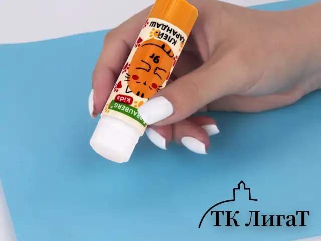 Клей-карандаш "Лапки" Cat Paw, 9 г, фигурный колпачок, 3 шт. на блистере, BRAUBERG KIDS, 271982