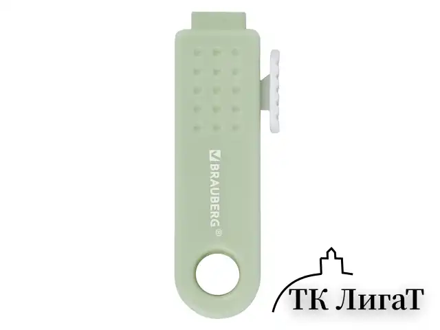 Ластик выдвижной BRAUBERG "Slider Mini", 68х22х13 мм, пастельные цвета ассорти, 271983