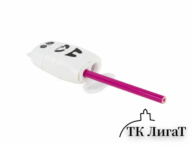 Точилка с ластиком 2 в 1 BRAUBERG KIDS "Панда", 2 отверстия, блистер, 271988