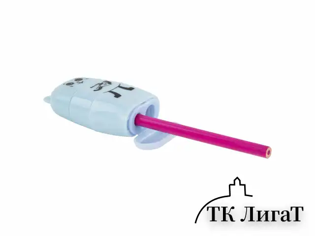 Точилка с ластиком 2 в 1 BRAUBERG KIDS "Зверушки", 2 отверстия, дизайн ассорти, 271989