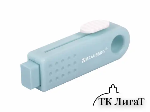 Ластики выдвижные BRAUBERG "Slider Mini", НАБОР 3 ШТУКИ, 68х18х12 мм, пастельные цвета, блистер, 271992