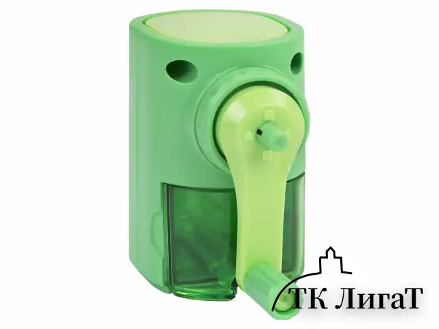 Точилка механическая BRAUBERG KIDS, для простых и цветных карандашей, корпус мятный, крепление к столу, 272003