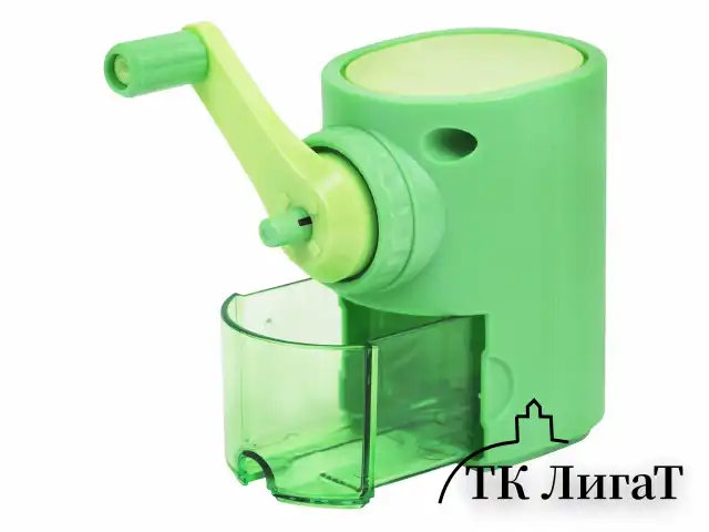 Точилка механическая BRAUBERG KIDS, для простых и цветных карандашей, корпус мятный, крепление к столу, 272003