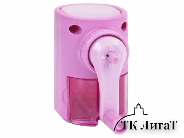 Точилка механическая BRAUBERG KIDS, для простых и цветных карандашей, корпус лавандовый, крепление к столу, 272004