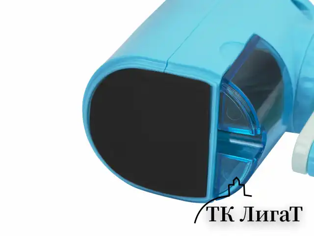 Точилка механическая BRAUBERG KIDS, для простых и цветных карандашей, корпус голубой, крепление к столу, 272005