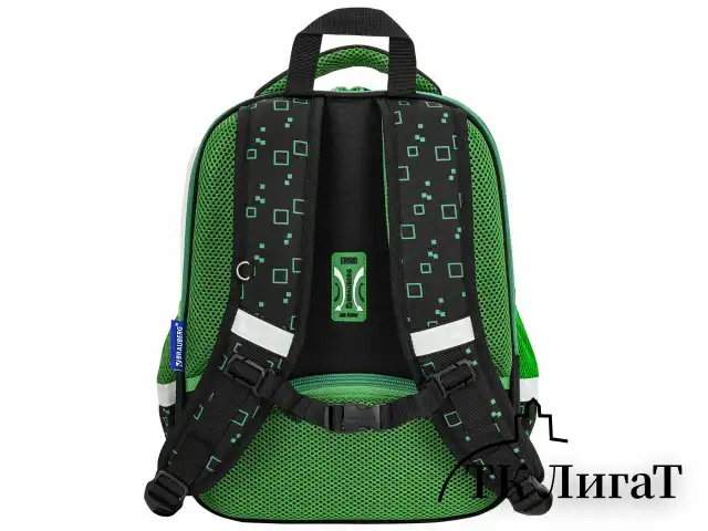 Ранец BRAUBERG FIT, 2 отделения, "Night warrior", 38х27х14 см, 272023