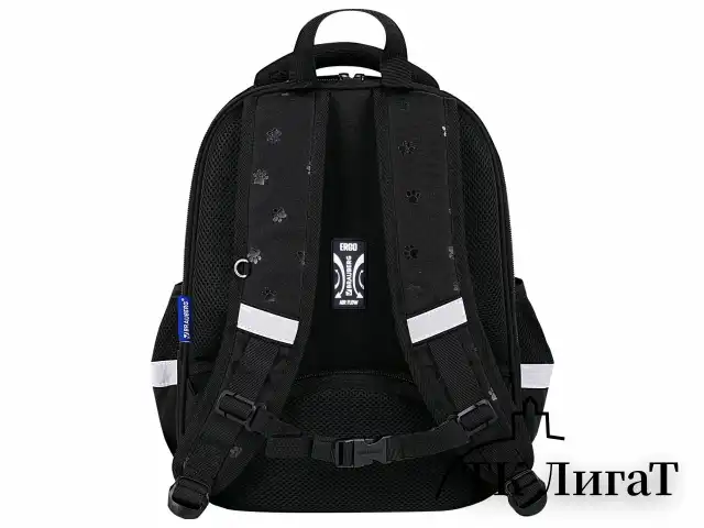 Ранец BRAUBERG FIT, 2 отделения, "Dark cat", 38х27х14 см, 272026