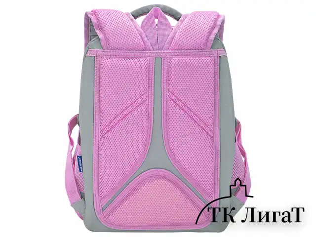 Ранец BRAUBERG LIGHT, 1 отделение, с брелоком, "Cat patches", плюшевые нашивки, 36х26х13 см, 272030