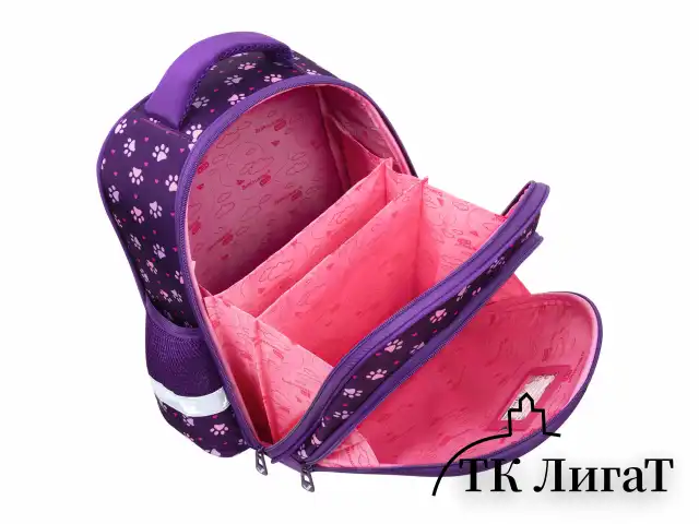 Ранец BRAUBERG KIDS STANDARD, 2 отделения, "Playing kittens", 36х28х14 см, 272038
