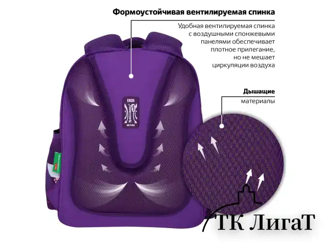 Ранец BRAUBERG KIDS STANDARD, 2 отделения, "Playing kittens", 36х28х14 см, 272038