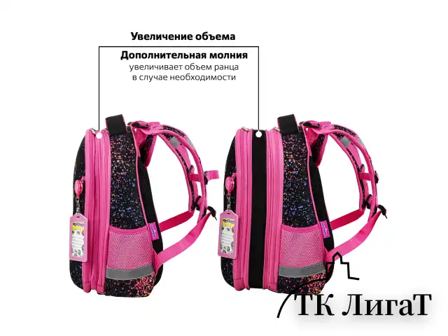 Ранец ЮНЛАНДИЯ EXTRA, с дополнительным объемом, 2 отделения, "True friend", 38x29x18 см, 272042