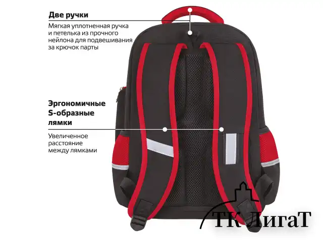 Рюкзак ЮНЛАНДИЯ COMPLETE, с пеналом в комплекте, эрго-спинка, "Anime boy", 42х29х14 см, 272053