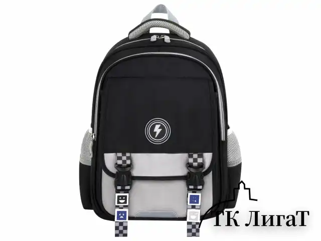 Рюкзак BRAUBERG SNAP, 2 отделения, 3 кармана, "Original black", 39х28х16 см, 272066