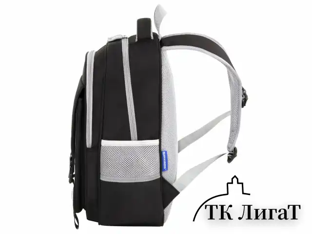 Рюкзак BRAUBERG SNAP, 2 отделения, 3 кармана, "Original black", 39х28х16 см, 272066