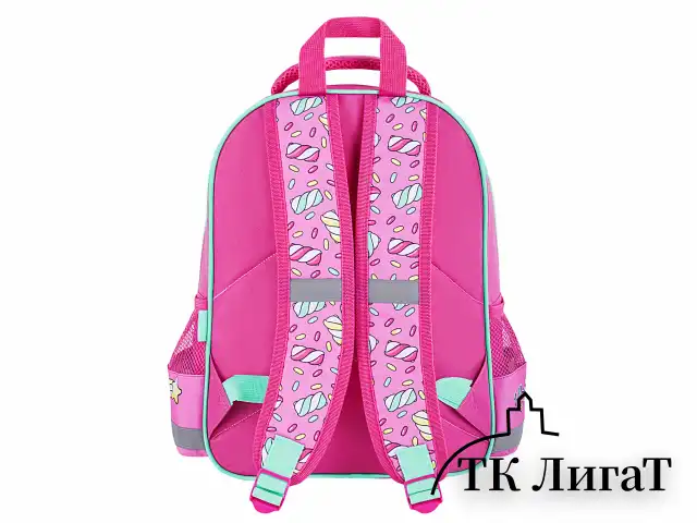 Рюкзак ПИФАГОР SCHOOL, 1 отделение, 3 кармана, "Sweet mood", 38x28х14 см, 272086