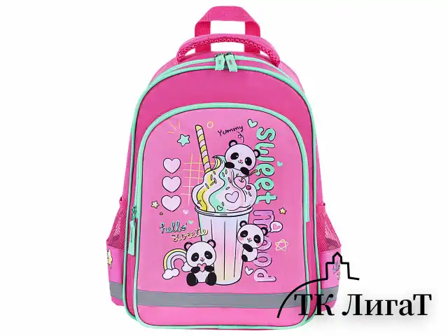 Рюкзак ПИФАГОР SCHOOL, 1 отделение, 3 кармана, "Sweet mood", 38x28х14 см, 272086