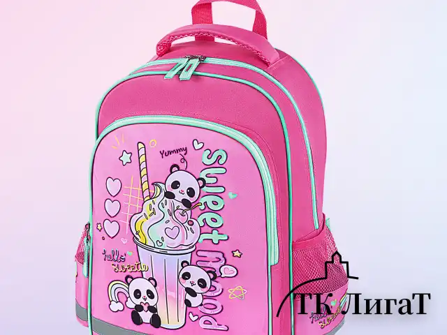 Рюкзак ПИФАГОР SCHOOL, 1 отделение, 3 кармана, "Sweet mood", 38x28х14 см, 272086