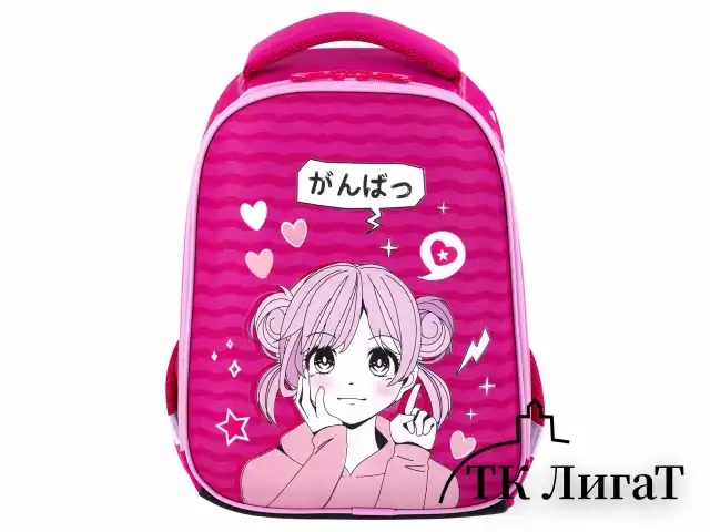 Ранец BRAUBERG KIDS START, 1 отделение, 2 кармана, "Anime style", 35х26х13 см, 272094