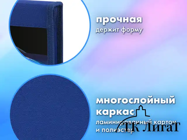 Папка на молнии BRAUBERG А4 с ручкой, с органайзером, 1 отделение, "Super car", 272219