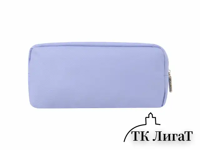 Пенал мягкий BRAUBERG PASTEL, 2 отделения, голубой, 21х9,5х5 см, 272277