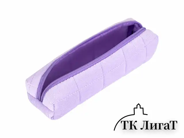 Пенал BRAUBERG, мех, 21х6х6 см, фиолетовый, 272280
