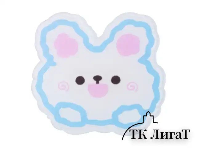Пенал BRAUBERG, 1 отделение, полиэстер, "Sweet bunny", белый, 19х4х6 см, 272304
