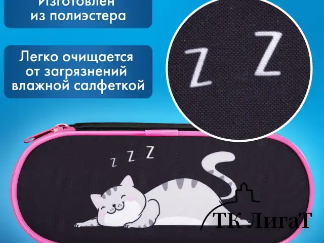 Пенал-футляр BRAUBERG, 1 отделение, органайзер, полиэстер, 22x9х5 см, "Don