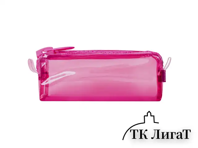 Пенал BRAUBERG с объемной "тракторной" молнией, 1 отделение, ПВХ, 22х8х6,5 см, "Ultra pink", 272340