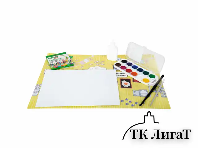 Настольное покрытие BRAUBERG KIDS для труда и творческих занятий, ПВХ, "Artist", 50х35 см, 272358