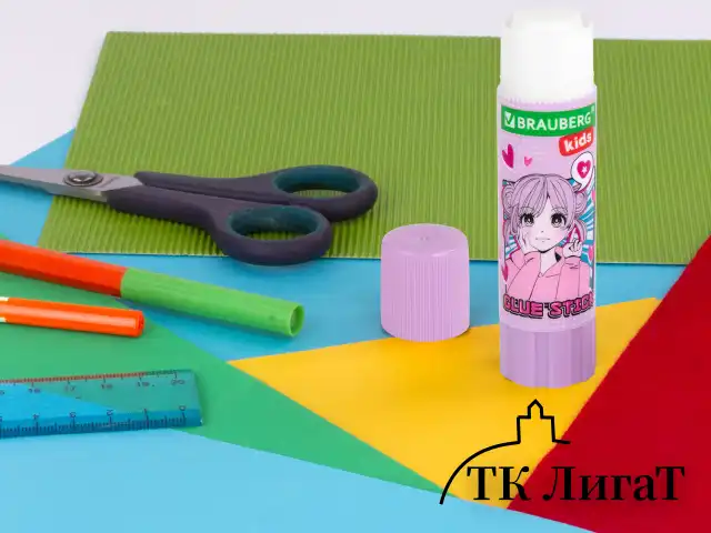 Клей-карандаш "Anime" 15 г, BRAUBERG KIDS, ассорти, 272472
