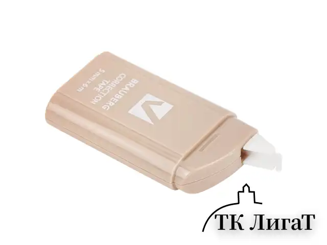 Корректирующая лента BRAUBERG COMPACT PASTEL, 5 мм х 6 м, корпус ассорти, блистер, 272495
