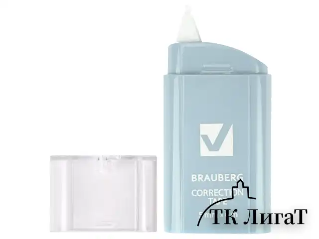 Корректирующая лента BRAUBERG COMPACT PASTEL, 5 мм х 6 м, корпус ассорти, блистер, 272495