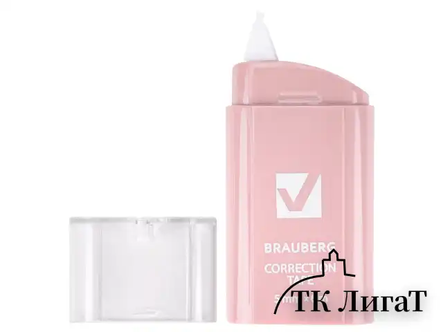 Корректирующая лента BRAUBERG COMPACT PASTEL, 5 мм х 6 м, корпус ассорти, блистер, 272495