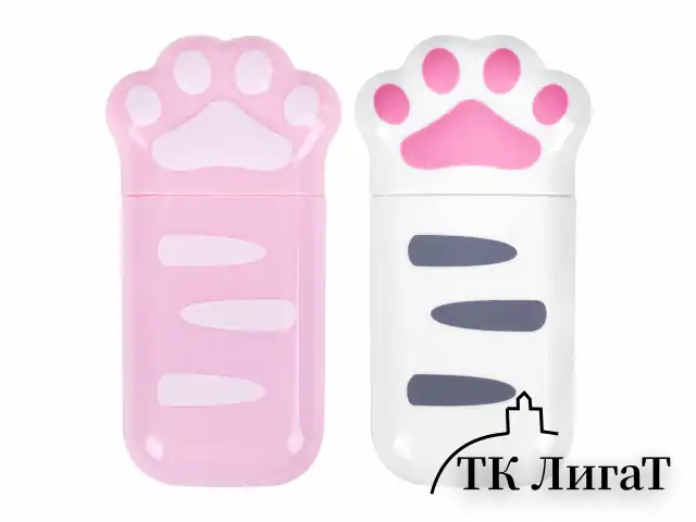 Корректирующая лента BRAUBERG KIDS "ЛАПКИ", 5 мм х 6 м, ВЫГОДНАЯ УПАКОВКА 2 штуки в блистере, 272498