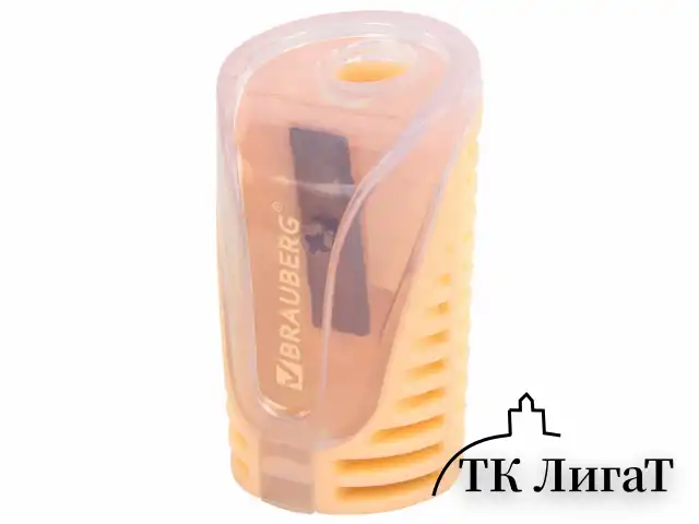 Точилка с контейнером BRAUBERG "CELL PASTEL", пастельные цвета ассорти, 272503